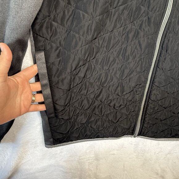 Callaway Quilted Golf Jacket Full Zip Mens XXL 2XL Gray/ Black - Polyester - Picture 6 of 14